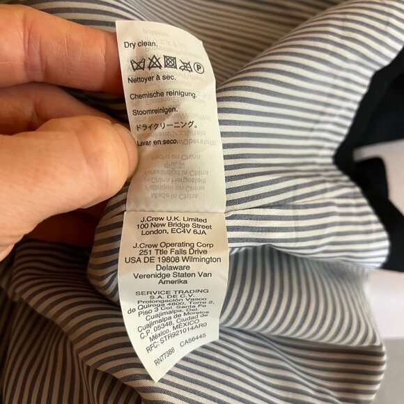 J. Crew Size 18 Parke Blazer Jacket Black Wool Lined - Picture 12 of 13